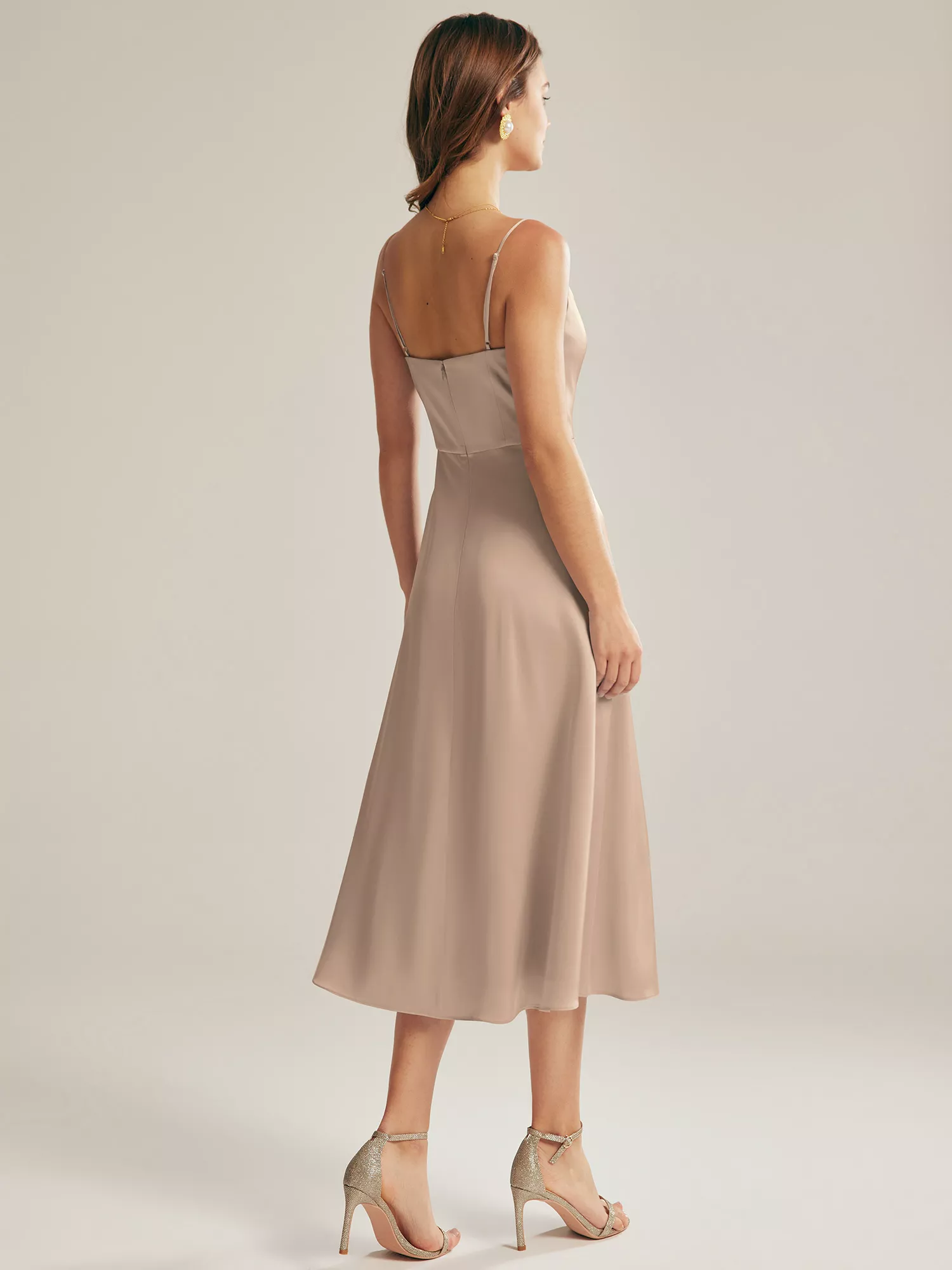 AW Renee Taupe  Spring Wedding Guest Dresses